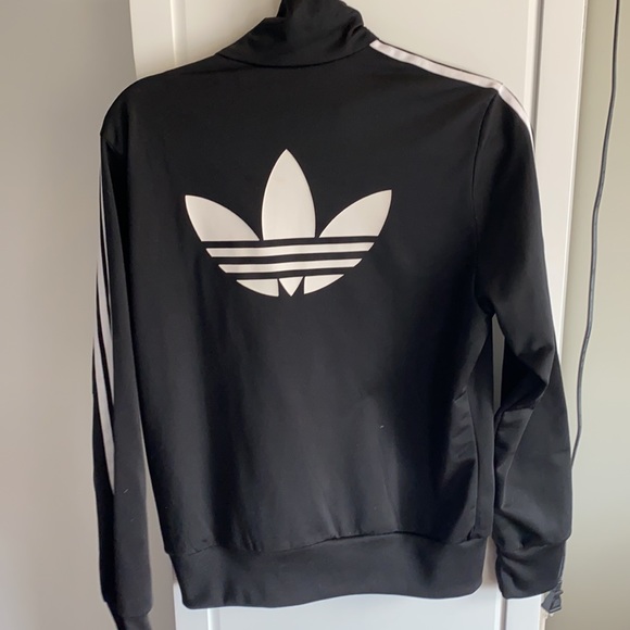 Black adidas track suit jacket. - Picture 4 of 4